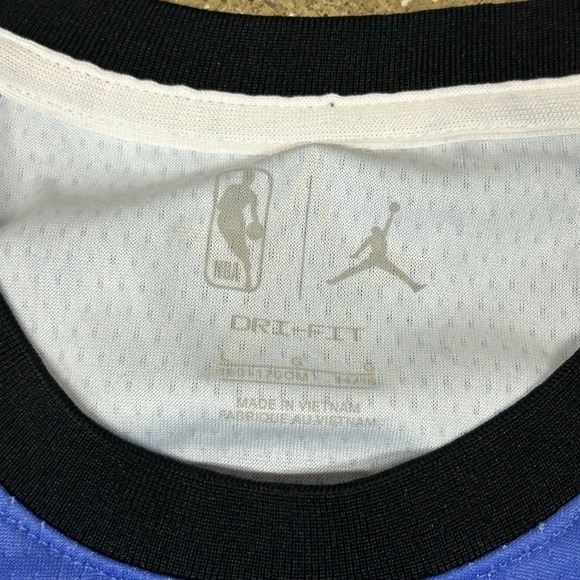 Jordan NBA All Star Swingman Basketball Jersey Mens L Blue Black Gradient Sports - Picture 4 of 9